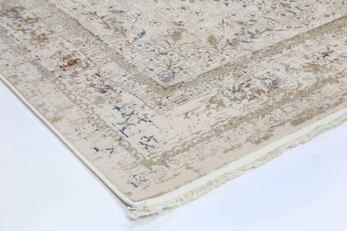 London Vintage Beige Multi Rug - ADORE RUGS and FLOORING